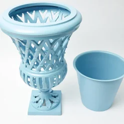Adelaide Blue Lattice Urn