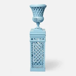 Adelaide Blue Lattice Urn