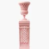 Adelaide Pink Lattice Urn & Pedestal
