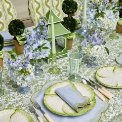 Alathea Blue & Green Placemats & Napkins (Set of 4)