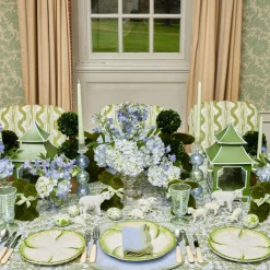 Alathea Blue & Green Placemats & Napkins (Set of 4)