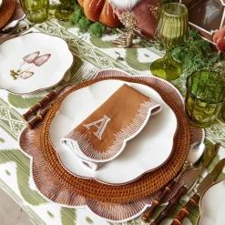 Alathea Caramel Linen Placemats (Set of 4)