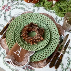 Alathea Caramel Linen Placemats & Napkins (Set of 4)
