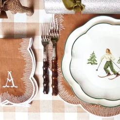 Alathea Caramel Linen Placemats & Napkins (Set of 4)