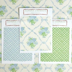 Alice's Bouquet Fabric (Blue)