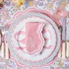 Allegra Pink Placemats & Napkins (Set of 4)