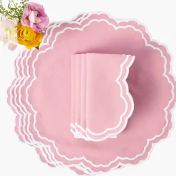 Allegra Pink Placemats (Set of 4)