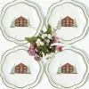 Alpine Chalet Dinner & Starter Plates (Set of 8)