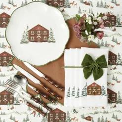 Alpine Chalet Dinner Plate (Set of 4)