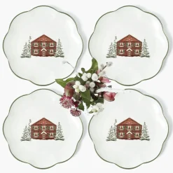 Alpine Chalet Starter Plate (Set of 4)