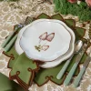 Angelina Forest Green & Brown Placemats & Napkins (Set of 4)