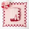 Angelina Pink & Red Napkins (Set of 4)