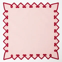 Angelina Pink & Red Napkins (Set of 4)