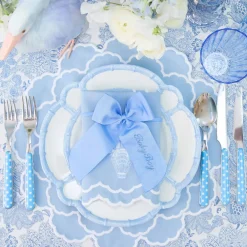 Angelique Blue Tablecloth