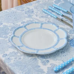 Angelique Blue Tablecloth