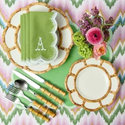 Apple Green Isabella Napkins (Set of 4)