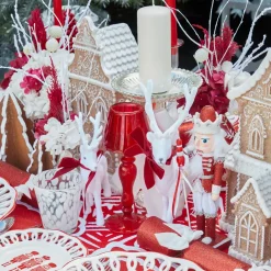 Assorted Red Glitter Nutcracker Trio
