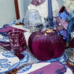 Aubergine Anita Engraved Wine Glass (Set of 4)