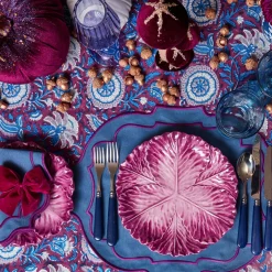 Aubergine Glitter Velvet Mushroom Family