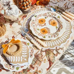 Autumn Flowers Dinner Plate