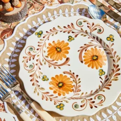 Autumn Flowers Dinner Plate