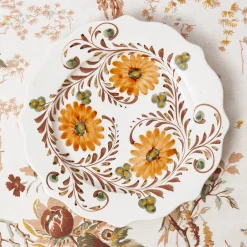 Autumn Flowers Dinner Plate