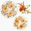 Autumn Flowers Starter Plate