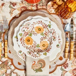 Autumn Flowers Starter Plate