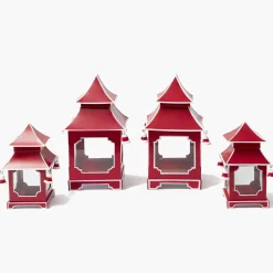Berry Red Pagoda Lantern