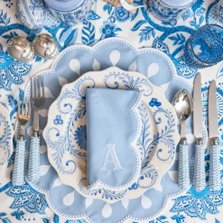 Bettina Blue & White Placemats & Napkins (Set of 4)