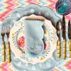 Bettina Blue Placemats & Napkins (Set of 4)