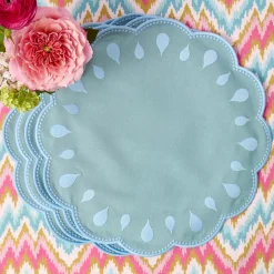 Bettina Blue Placemats & Napkins (Set of 4)