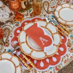Bettina Burnt Orange Napkins (Set of 4)
