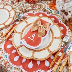 Bettina Burnt Orange Napkins (Set of 4)