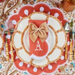 Bettina Burnt Orange Placemats (Set of 4)