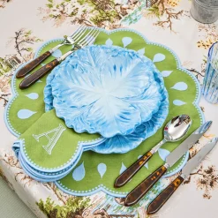 Bettina Green & Blue Napkins (Set of 4)