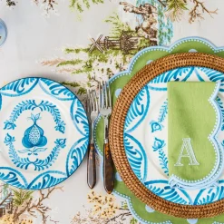 Bettina Green & Blue Napkins (Set of 4)