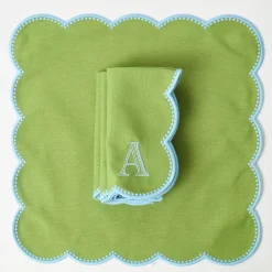 Bettina Green & Blue Napkins (Set of 4)