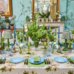 Bettina Green & Blue Placemats & Napkins (Set of 4)