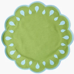 Bettina Green & Blue Placemats & Napkins (Set of 4)
