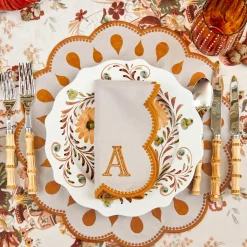 Bettina Taupe & Mustard Placemats (Set of 4)