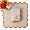 Bettina Taupe & Mustard Napkins (Set of 4)