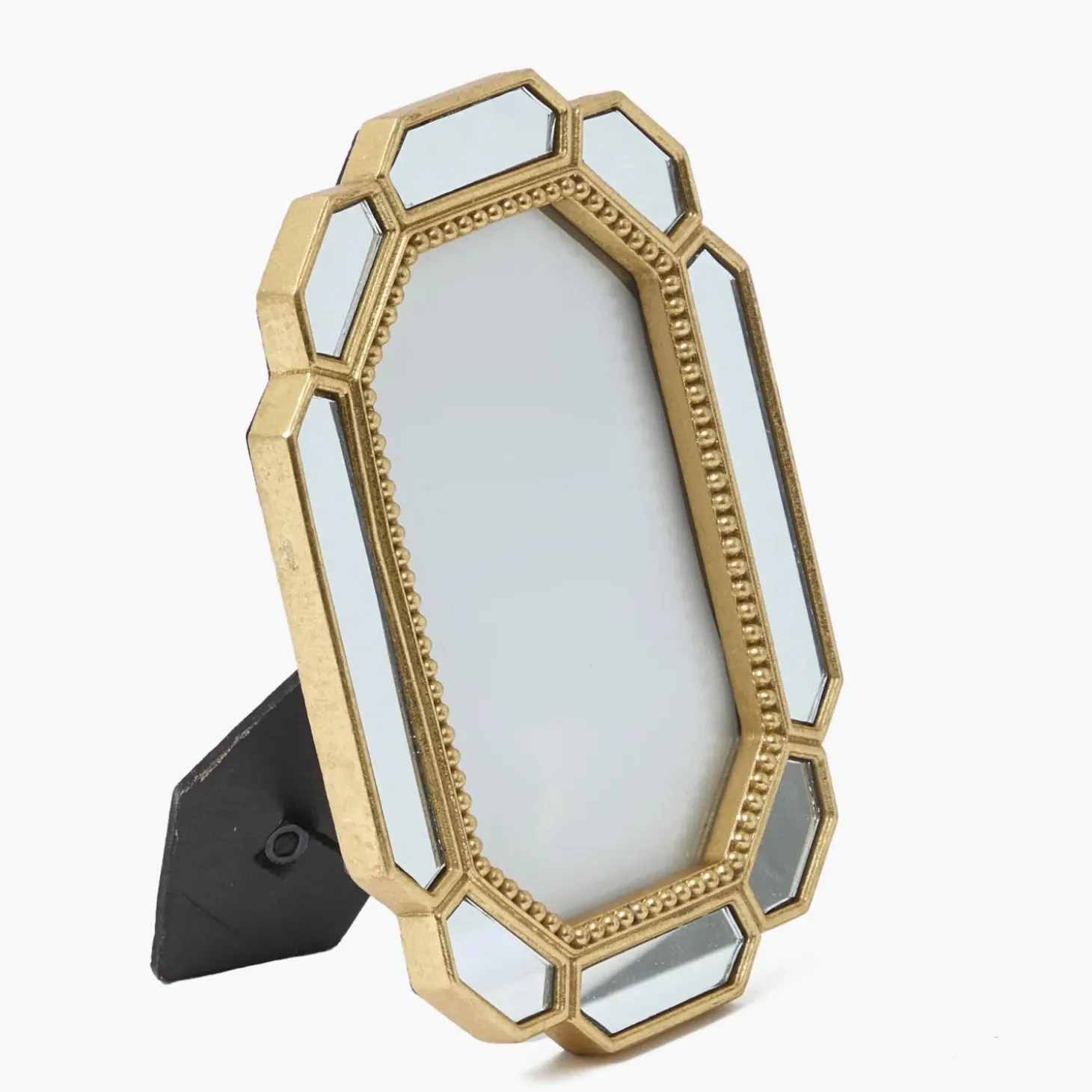 Beveled Edge Mirror Photo Frames (Set of 2)