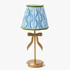 Blue & Green Ikat Lampshade (18cm)