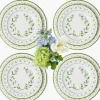Blue & Green Josephine Garland Dinner & Starter Plates (Set of 8)