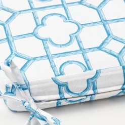 Blue Bamboo Seat Pad Cushion