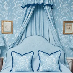 Blue Chelsea Square Fabric