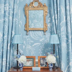 Blue Chelsea Square Fabric