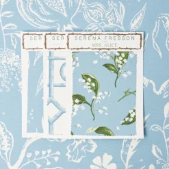 Blue Chelsea Square Fabric