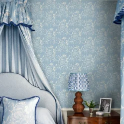 Blue Chelsea Square Wallpaper